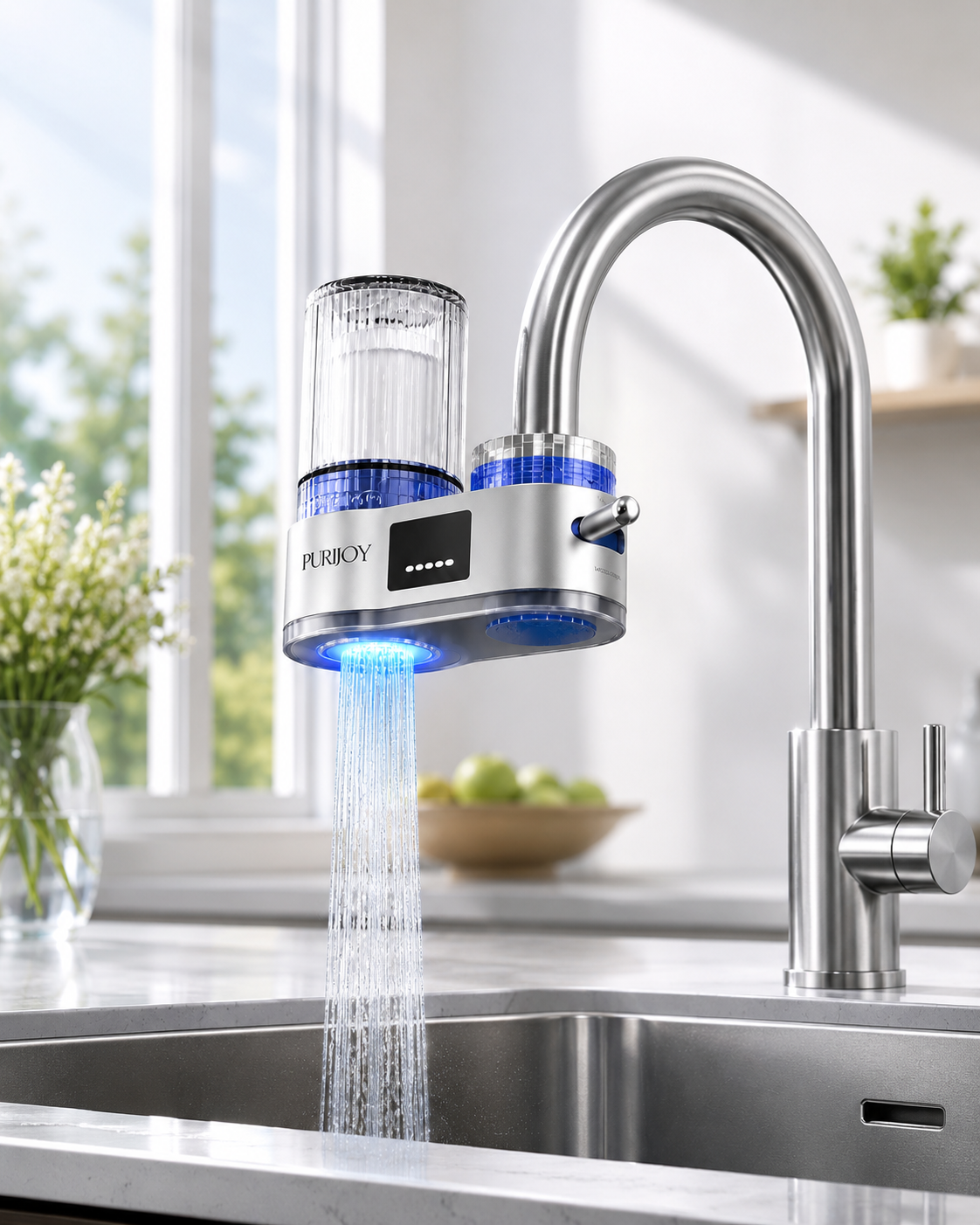 PURIJOY T2 installed in a modern kitchen
